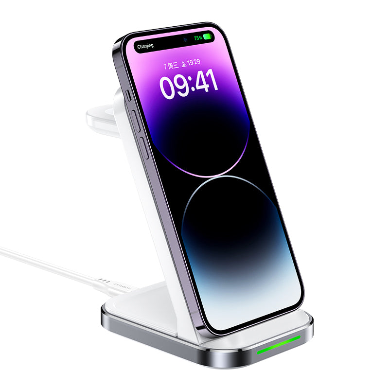 ACEFAST E15 3-in-1 Desktop Charger 15W Wireless Charging Dock for Mobile Phone/Earphones/Smart Watch ACEFAST E15 3-in-1 Desktop Charger 15W Wireless Charging Dock for Mobile Phone/Earphones/Smart Watch